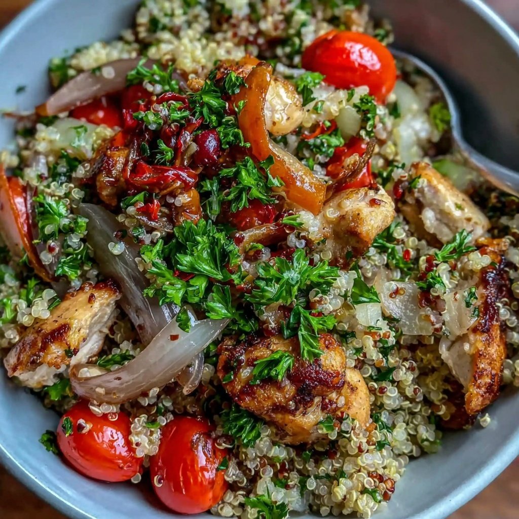 Healthy Chicken And Vegetable Quinoa
