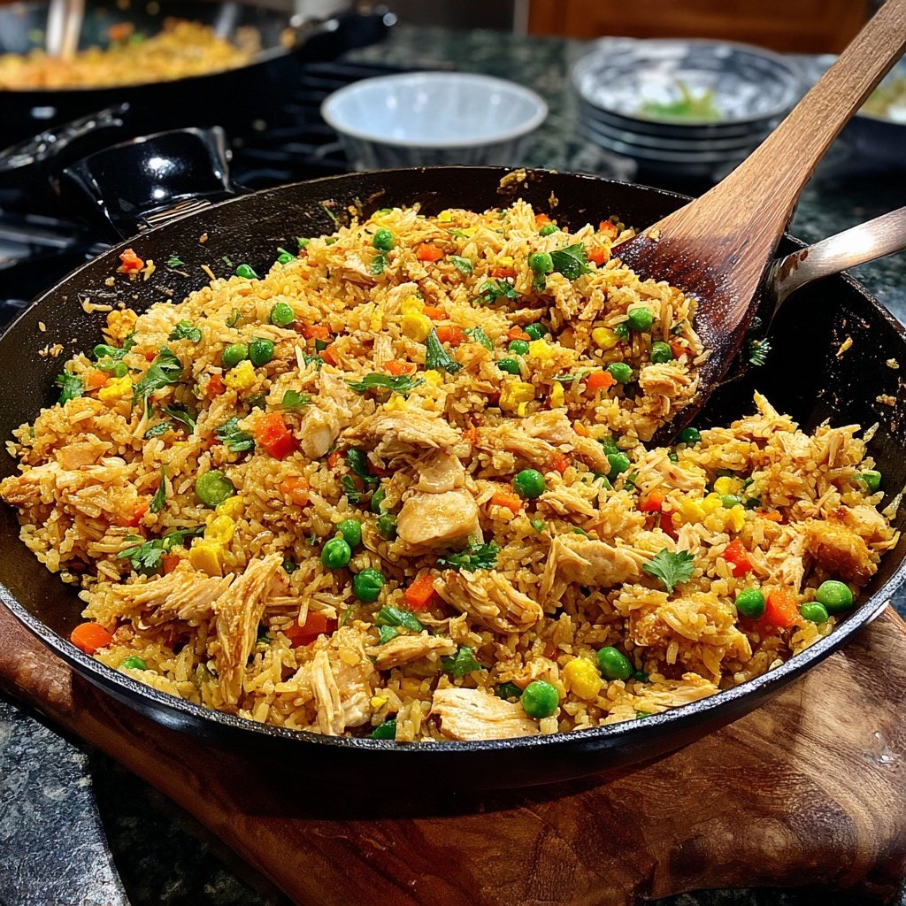 Rotisserie Chicken Fried Rice