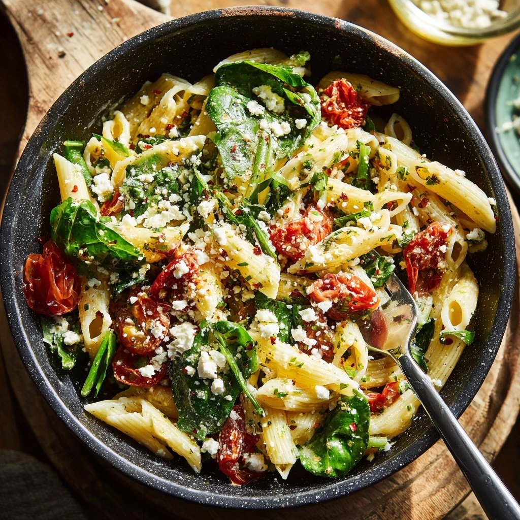 Mediterranean Pasta Salad With Herbs