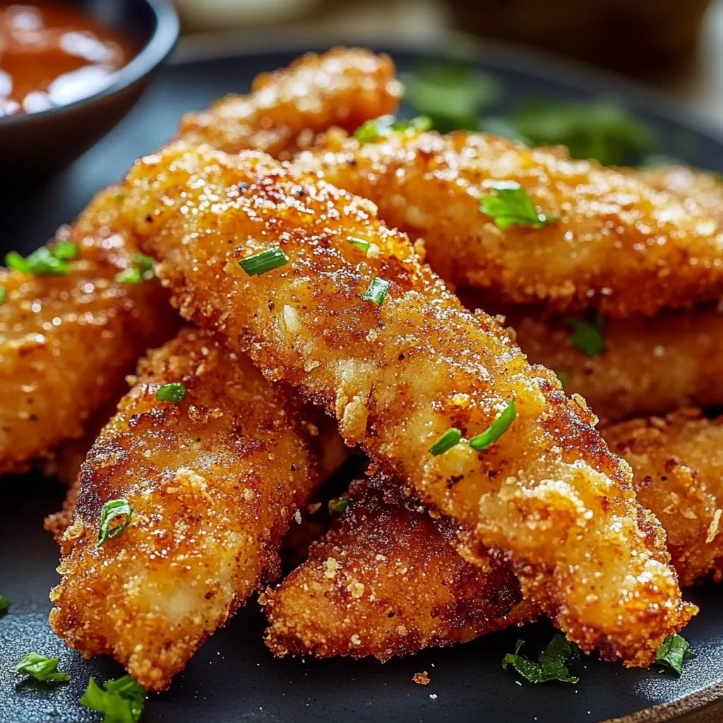 Crispy Homemade Baked Chicken Tenders