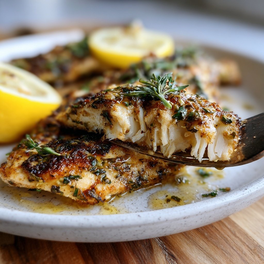 Healthy & Light Lemon Grilled Fish Plate