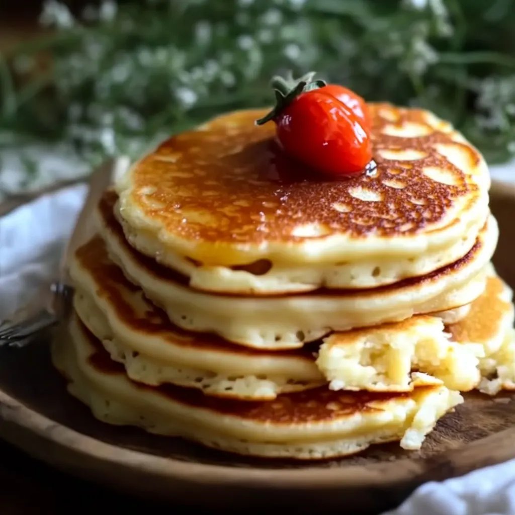 Flourless Cottage Cheese Pancakes