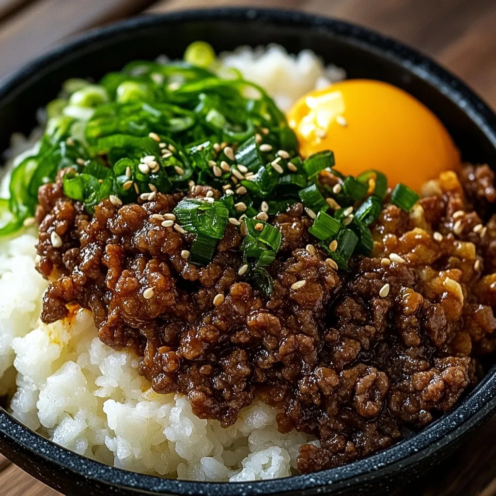 Korean Ground Beef Bowl