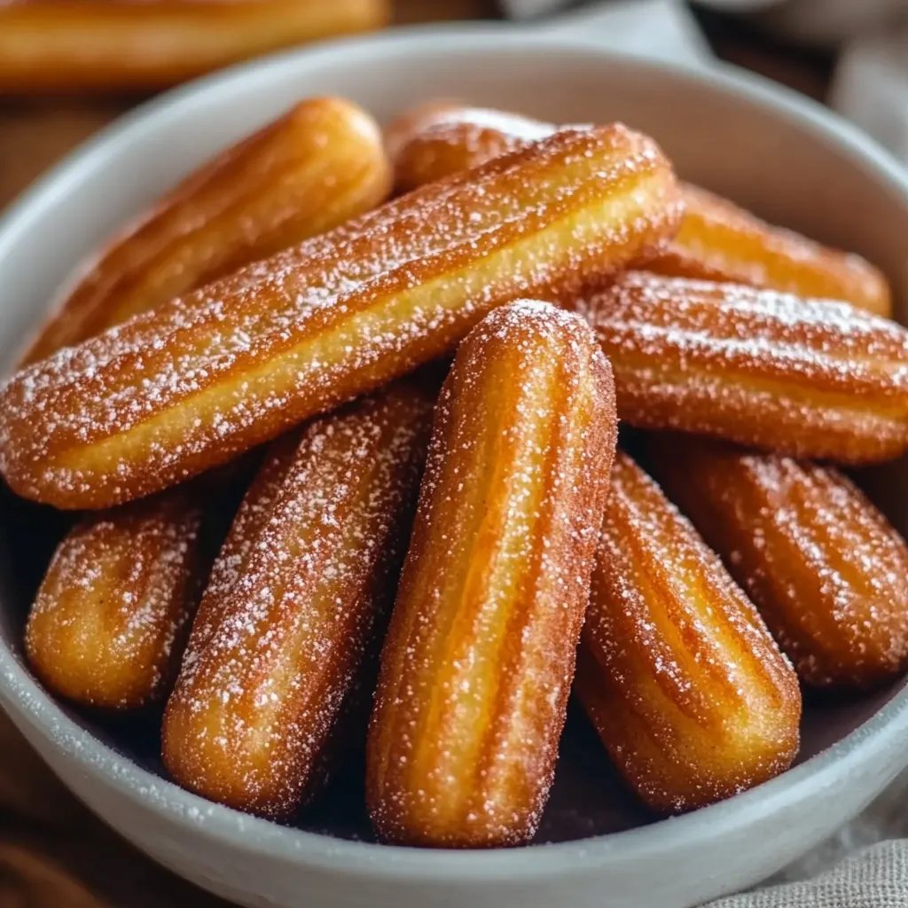 Easy Baked Churro Bites