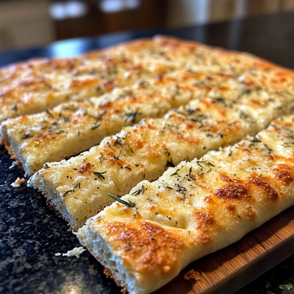 Romantic Garlic Herb Flatbread